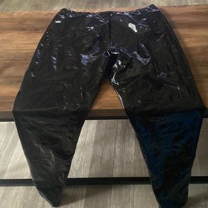 Vinyl leather pants